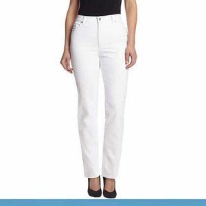 🩷 Gloria Vanderbilt Women's Amanda White Jeans 22W